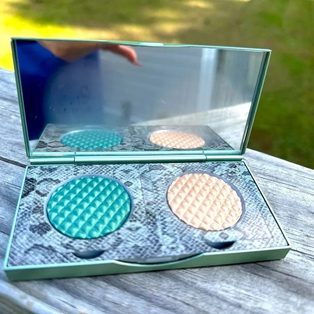 Mally Effortless Airbrush Eyeshadow Duo-Forest/Champagne with Brush (New…